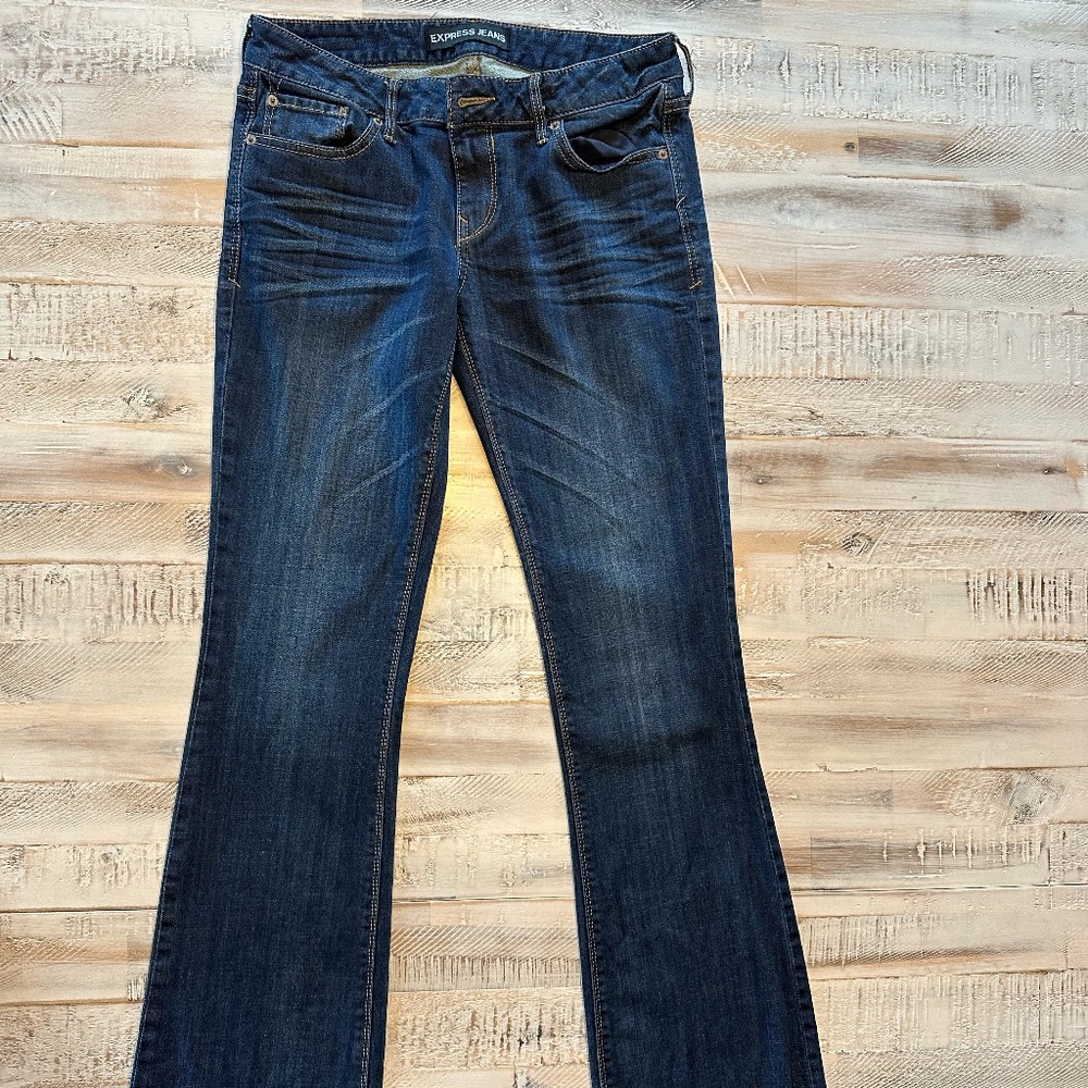 Express Stella Bootcut Low Rise Women's Jeans Size 6 Long